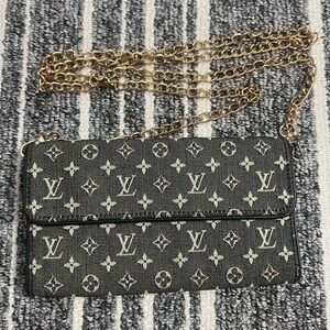 Louis Vuitton WOC Denim Lin Ebene Fabric
